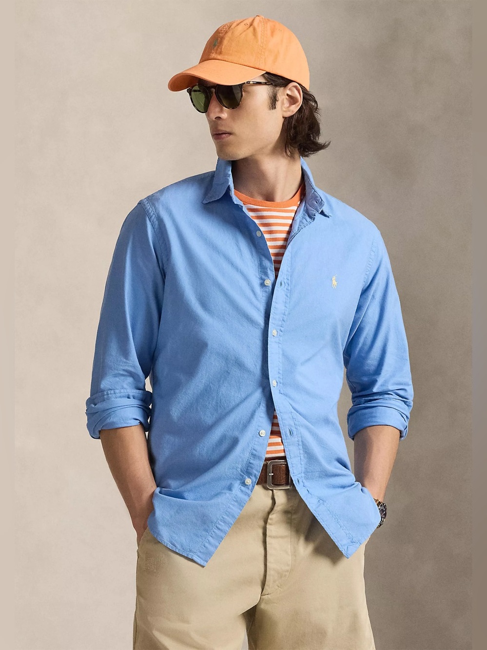 Polo Ralph Lauren: 710798540018 Classic Fit Garment-Dyed Oxford Shirt
